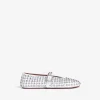 Strass Lambskin Ballet Flats